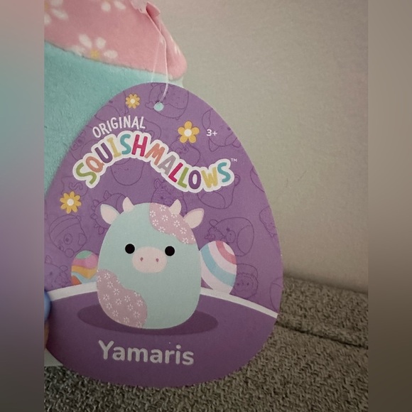 Nwt 8" Yamaris the Easter Cow Squishmallow - Picture 3 of 5